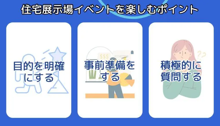 住宅展示場イベントを最大限に楽しむための3つのポイント